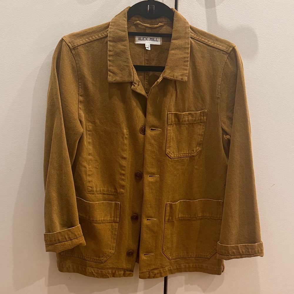 Alex Mill Britt Work Jacket in Recycled Denim XS - Picture 2 of 5